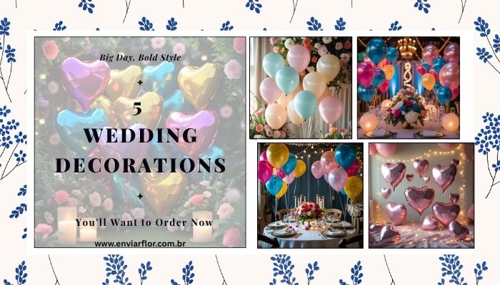 Big Day, Bold Style: 5 Wedding Decorations You’ll Want to Order Now