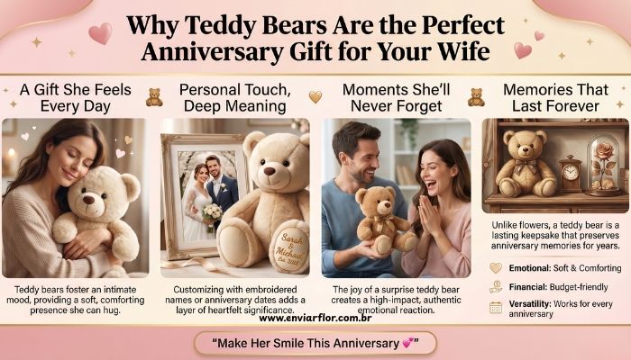 Wedding Anniversary Gift for Wife: Why Teddy Bears Are the Perfect Choice